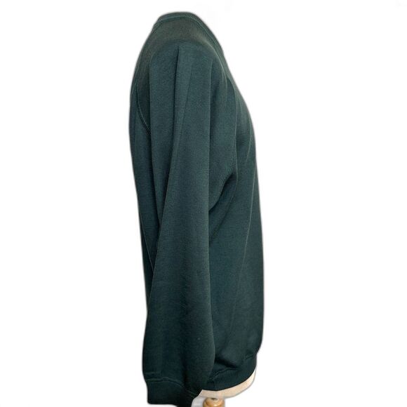 Lino Orefice Emerald Green 100% Virgin Wool Italian Sweater - Men XL - Picture 2 of 6